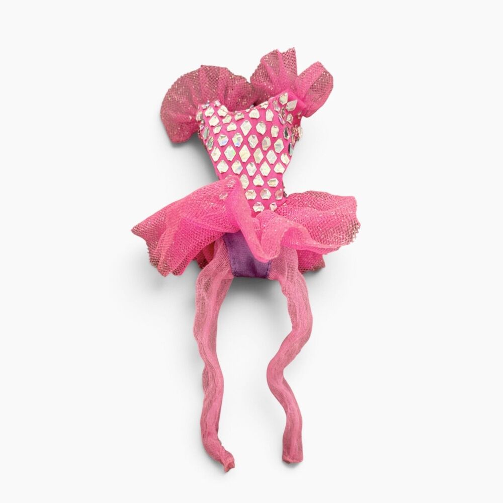Vintage 1995 Barbie Twirling Ballerina Pink Replacement Leotard Tutu Outfit